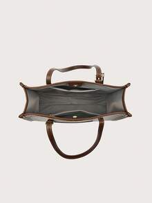 Bộ 3 túi tote đi làm, sức chứa lớn - Xám - Xem 7