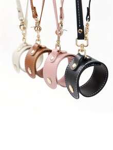 1 件便携式 PU 皮革围巾夹收纳袋 - 可将围巾、帽子、手套牢固地固定在带有钥匙扣功能的包包中 - 适合旅行、用途广泛且时尚的配饰，适合时尚达人 - 彩色 - 查看 7