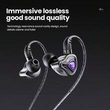 入耳式耳塞 高品质耳机 2 种颜色可选 内置麦克风 入耳式有线耳机 适用于手机电脑耳机 兼容 Apple iPhone、iPad、笔记本电脑，适用于 IOS/Android 用户，适合家人、朋友、儿童、生日、圣诞节、冬季、节日的礼物 简约美观且佩戴舒适，享受清晰的音频与麦克风功能，适用于手机电脑的运动耳机 - 彩色 - 查看 3