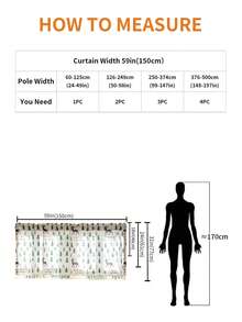 LOSPRING Linen-Like Printed Kitchen Short Curtain, Minimalist Geometric Pine Tree & Deer Tassel Edge Half Curtain - M-10 - View 8