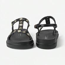 Dakota Flatform Comfort Women's Casual Spike Original Sandal - 黑色 - 查看 5
