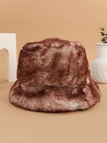 1 件时尚扎染波西米亚街头帽子，采用涤纶纤维制成，蓬松，温暖，防风，复古防晒，厚实保暖外套，适合秋冬季 - A - 查看 4