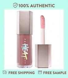 Fenty Beauty Gloss Bomb Plumper – High-Shine Lip Gloss & Volumizer – Non-Sticky, Hydrating – Shea Butter Formula – Universal Shades – Vegan, Cruelty-Free - Fu$$y - màu hồng trong suốt - Xem 1