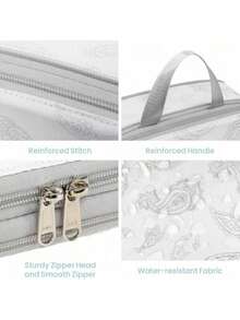 Large Packing Cubes For Travel-Extra Large Compression Packing Cube Luggage Organizers 6/7 Piece Set-Ultralight, Expandable/Compression Bags For Clothes By Combond Travel Gear - 11 Kết cấu hình giọt nước màu trắng - Xem 8