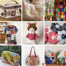 4 件预裁拼布面料套装，适用于缝纫、绗缝和手工制作 - 50x50cm - 查看 7