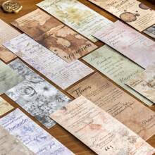 20 张诗歌片段贴纸书，创意美学贴纸拼贴 DIY 装饰，节日礼物，个性化剪贴簿学校用品 - 彩色 - 查看 2