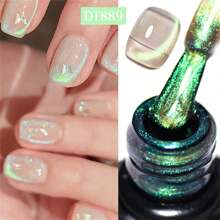 MEET ACROSS Bộ sơn móng tay dạng gel Aurora Cat Eye 1/7/9 chiếc, Sơn móng tay dạng gel Aurora Cateye màu xanh lam, Hiệu ứng Holographic Cateye sáng bóng, Keo dán móng dạng gel từ tính bán vĩnh viễn 7ML, Gel UV LED ngâm lâu trôi, Đồ dùng làm móng, Làm móng nghệ thuật, Làm móng tại nhà, Quà tặng cho phụ nữ - Nhiều màu - Xem 21