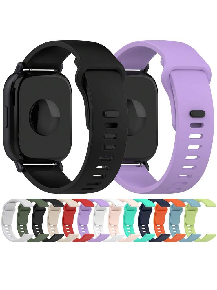 Ociodual Silicone Strap For Xiaomi Mi Band 5/6/7 And Amazfit Band 5 Blue