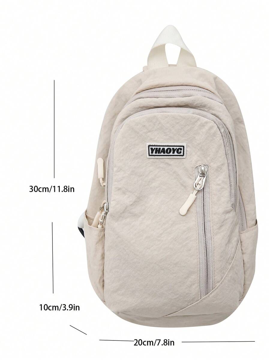 Minimalist Lightweight WaterResistant Chest Bag/Waist Bag, Solid Color