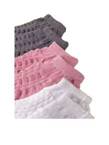 Kit 6 Pairs Of Assorted Women's Cotton Ankle Socks Top100 - Nhiều màu - Xem 2