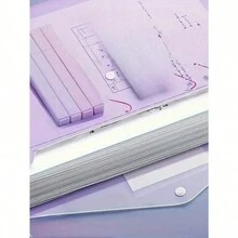 时尚彩色A4文件袋，适用于办公室，学生和存储A4 FC彩色风琴包，办公文件存储公文包，彩色学生文件袋返校 - 10個彩色A4文件袋 - 查看 11