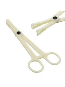 1PC Stainless Steel Body Piercing Forceps Needle Pipe Clamp Tweezers Open Close Ring Ball Plier Lip Belly Septum Piercing Tool` - 彩色 - 查看 13
