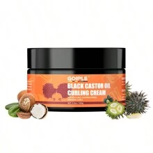 Goiple 3.5盎司/7盎司卷发霜，蕴含蓖麻油，软化卷发和波浪发，控制毛躁，增强卷度，打造蓬松造型，清爽保湿护发。 - 黑色 - 查看 12