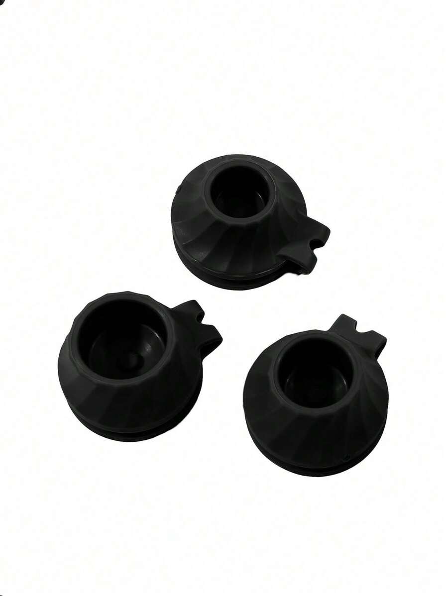 3 Packs Vertical Bottle Stand Cap Set For Shampoo, Conditioner, Shower