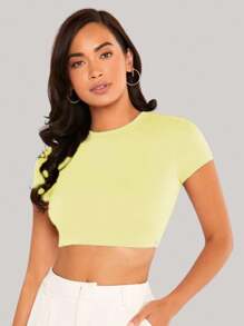 ADAMAS ATACADISTA KIT 2 CROPPED SUPLEX SHORT SLEEVE TOPS BEAUTIFUL - 黑色和黃色 - 查看 2