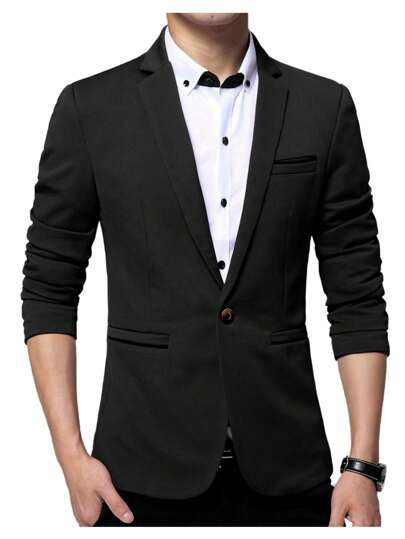 2024 New Fashion Men's Business Casual Suit, Suitable For Daily Office Commute, Men's Formal Wear