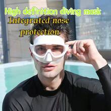 Thiết kế mới Mặt nạ lặn toàn mặt chống sương mù và chống thấm nước bằng PVC - Nhiều màu - Xem 1