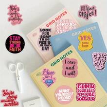 50pcs Inspirational Stickers For Kids Teens Girl Waterproof Motivational Stickers For Water Bottles Laptop Phone Case Scrapbook Journal Teachers Students School Positive Rewards
