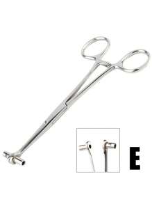 AVYRING 1 件装不锈钢穿刺钳针管夹镊子开合环球钳唇腹隔膜穿刺工具` - 彩色 - 查看 13