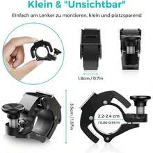 1 chuông xe đạp, chuông nhỏ 100 DB âm thanh trong trẻo và lớn cho tay lái 0,86-0,94 inch (22-24mm) - Còi xe đạp mini sáng tạo cho xe đạp điện và xe đạp leo núi - Nhiều màu - Xem 6