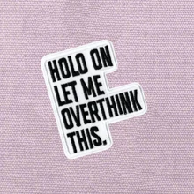 1pc Hold On Let Me Overthink This Embroidered Rider Patch Iron-On Sew-On Badge Personalized DIY Clothing Accessory Embroidery Sewing Iron-On Fabric Patch Clothing Decoration Patch Badge Brooch Shoes Hat Bag Accessories Hole Repair Embroidery Patch - White - View 6