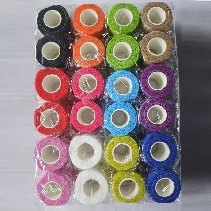6/12/24 Rolls Self Adhesive Bandage Wrap,2" X 5 Yards Pet Wrap, Non