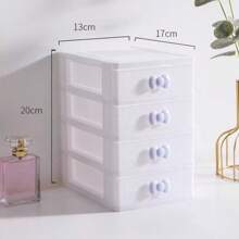 1pc Pink Jewelry Storage Box, Multi-Layer Makeup Organizer, Multi-Color/Multi-Tier Valentine Day Sun Travel Cool Back To School