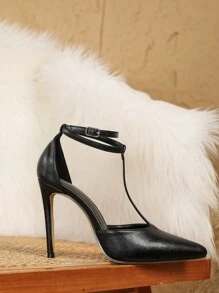 10.5cm Black Sexy Stiletto Heel Casual Versatile High Heels For Women, Elegant, Women Pumps,Elegant,Pointed Heels - Black - View 5