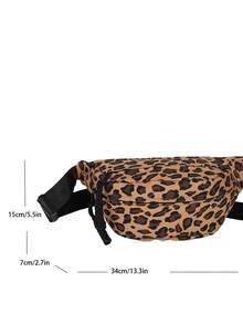 Minimalist Solid Color Chest Bag, Waist Bag, Embroidered Phone Pouch, Small Bag For Outdoor And Shopping - Multicolor - View 5