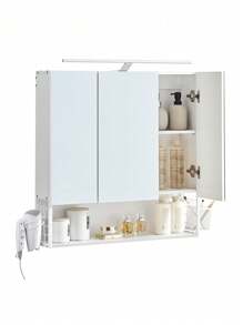 VASAGLE Bộ đồ nội thất phòng tắm Trang trí phòng tắm - trắng - Xem 2
