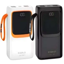 Portable Charger Power Bank 30,000 Turbo 22.5W Digital A'GOLD/Peining - White - View 1
