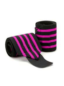 1 Striped Polyamide Sports Wristband, High Elasticity And Adjustable To Prevent Sprains