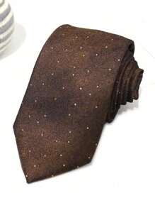 1 件花卉轻质商务休闲时尚涤纶领带，适合所有季节男士领带