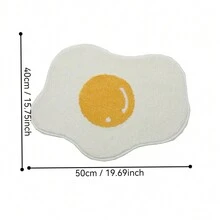1 tấm thảm phòng tắm bằng vải Cashmere giả, vui nhộn, dễ thương, siêu mềm, sang trọng, mềm mại, thấm hút, chống trượt, giặt máy/sấy khô, thảm chùi chân, thảm phòng tắm hình quả trứng, bồn rửa, bồn cầu, vòi hoa sen, bồn tắm, phòng khách - Nhiều màu - Xem 7