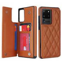 AWQUER 钱包手机壳适用于 16 15 14 Plus 13 12 11 Pro Max 8 7 Plus SE 5G 2020 2022 带信用卡插槽支架，PU 皮革手机壳适用于 Galaxy S24 S23 S22 S21 S20 FE Note 20 Ultra 10 Plus A55 A35 A25 A15 A54 A14 A73 A53 A13 A72 A52 A22 A12 A71 A51 A70 A50 S 4G 5G 支架防震带 RFID 屏蔽手机袋保护套 - 棕色 - 查看 65