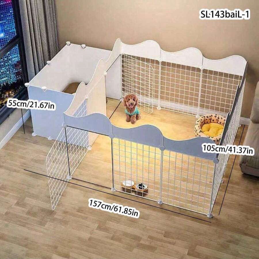 Iron Pet Dog Fence Household Dog House Indoor Small Dog Teddy Fence