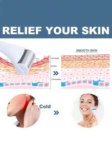 Ice Roller For Face | Women Eye Roller & Face Massager For Puffy Eyes | Face Ice Roller & Cold Skin Care Tools For Puffy Eyes & Dark Circles | Lymphatic Drainage Massager Face By Spot Tech - Multicolor - View 6