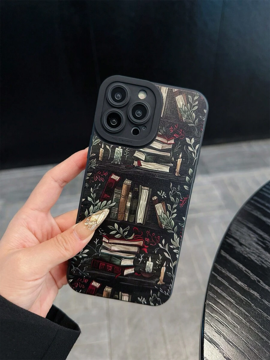 1 pièce Nouvelle étui de téléphone en pile de livres TPU, compatible avec iPhone 15 antichoc 14 femme 13 mignon 12 créatif 13 Pro Max/iPhone 12 Pro/11/15 Pro/15 Plus/15 Pro Max/14 Pro/14 Plus/14 Pro Max/13 Pro/12 Pro Max/7G/8G/7P/8P/XR/XS/X/16 Pro Max - Multicolore - Voir 1