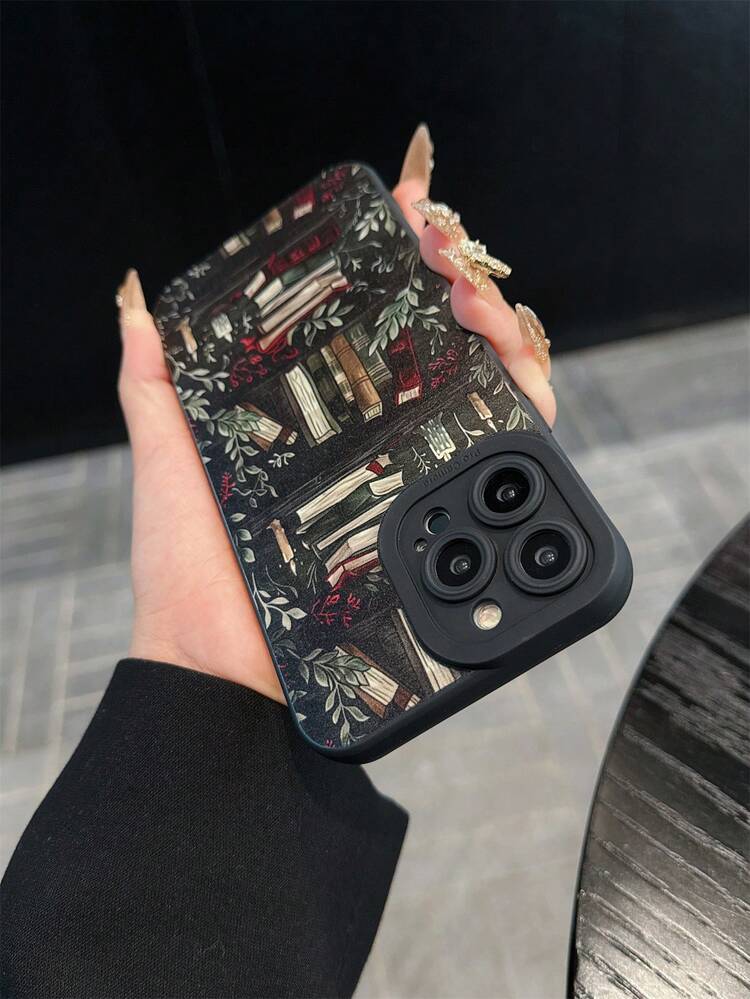 1 个全新 TPU 书本堆手机壳，兼容 iPhone 15 防震 14 潮流女款 13 可爱 12 创意 13 Pro Max/iPhone 12 Pro/11/15 Pro/15 Plus/15 Pro Max/14 Pro/14 Plus/14 Pro Max/13 Pro/12 Pro Max/7G/8G/7P/8P/XR/XS/X/16 Pro Max - 彩色 - 查看 2