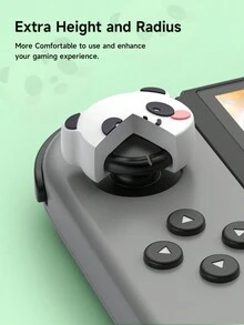 2 个可爱硅胶操纵杆帽兼容 Switch/OLED/Lite Joycon、Panda Switch OLED 按钮帽防滑 Joycon 握把盖 NS 配件 - 彩色 - 查看 3