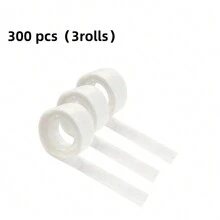 100/300/500/800/1000 pièces Colle point clair pour ballons (100 pièces point rond/rouleau) Ruban adhésif double face non marquant Adhésif en points détachable utilisé pour les décorations de fêtes, mariages et événements