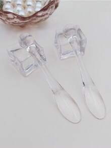 3 chiếc thìa trộn mỹ phẩm, thìa trộn kem mặt nạ bùn, dụng cụ làm đẹp tự làm, con lăn thấm hút, dụng cụ trang điểm mặt - Nhiều màu - Xem 5