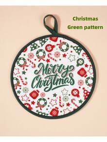 1 件圣诞手巾，适用于擦干双手、厨房清洁布、热垫、多用途、柔软优质、创意节日家居装饰，适合任何地方 - 彩色 - 查看 13