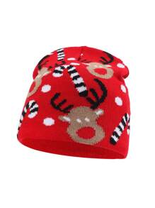 New Christmas Knitted Cap, Minimalist Design Unisex Christmas Hat, Directly Supplied From Factory - 3-8Y - View 11