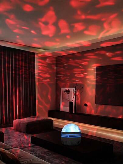 LED 波浪投影灯 - 浪漫卧室装饰、派对装饰、圣诞礼物、情人节礼物、婚礼、生日派对礼物