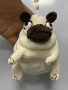 1pc 5.5 Inch Fat Dog Plush Toy, Suppleness Adorable Plush Pug Dog Stuffed Animal Christmas New Year Gift,Room Decoration - Multicolor - View 8
