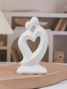 1 bức tượng cặp đôi hiện đại tối giản, đồ trang trí điêu khắc sáng tạo cho phòng khách, tủ TV, quà cưới, quà tặng ngày lễ tình nhân - nhiều màu - Xem 7