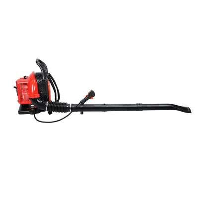 Leaf Blower, 63CC Gas Powered Backpack Leaf Blower, 665CFM 2-Stroke Snow Blower For Lawn Care Yard Dust Debris (Red)
