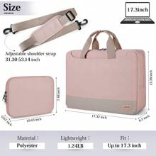 Torba na laptopa dla kobiet, męska, wodoodporna, na laptopa, torba na ramię z organizerem na kable, biznesowa aktówka na komputer, torba na laptopa do college'u, podstawowa, na laptopa/pokrowiec/torbę/tablet, torba na ramię, futerał do przenoszenia, torba na iPada, plecak dzienny dla kobiet/mężczyzn/dziewcząt/chłopców/kobiet/mężczyzn, student, pasuje do Mac Book Air/Pro11/13/14/88 cali, modna, wodoodporna/odporna na wstrząsy, lekka torba na książki do biura, podróży, biznesu, pielęgniarstwa, uniwersytetu/college'u, prezent na Boże Narodzenie/ojca/matkę/nauczyciela, szkoły podstawowej/średniej/liceum, dojazdy do pracy, wycieczki, z przegrodą na komputer, duża pojemność, przenośna, prostota, wielofunkcyjna, z zamkiem błyskawicznym, pokrowiec na akcesoria do laptopa