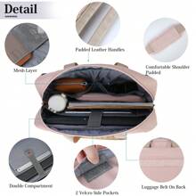 Torba na laptopa dla kobiet, męska, wodoodporna, na laptopa, torba na ramię z organizerem na kable, biznesowa aktówka na komputer, torba na laptopa do college'u, podstawowa, na laptopa/pokrowiec/torbę/tablet, torba na ramię, futerał do przenoszenia, torba na iPada, plecak dzienny dla kobiet/mężczyzn/dziewcząt/chłopców/kobiet/mężczyzn, student, pasuje do Mac Book Air/Pro11/13/14/88 cali, modna, wodoodporna/odporna na wstrząsy, lekka torba na książki do biura, podróży, biznesu, pielęgniarstwa, uniwersytetu/college'u, prezent na Boże Narodzenie/ojca/matkę/nauczyciela, szkoły podstawowej/średniej/liceum, dojazdy do pracy, wycieczki, z przegrodą na komputer, duża pojemność, przenośna, prostota, wielofunkcyjna, z zamkiem błyskawicznym, pokrowiec na akcesoria do laptopa